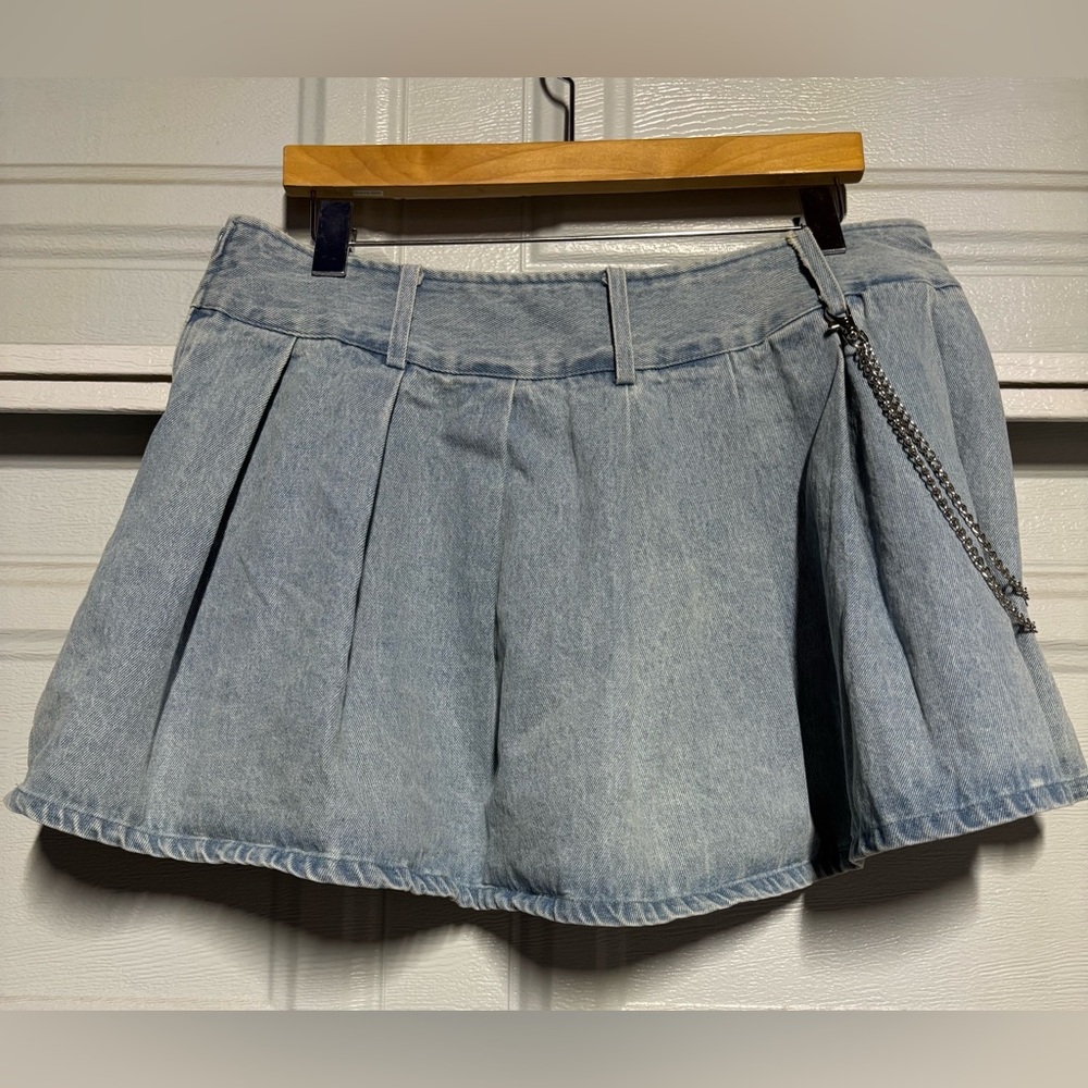 Social coaliciรณn Demin Mini Skirt